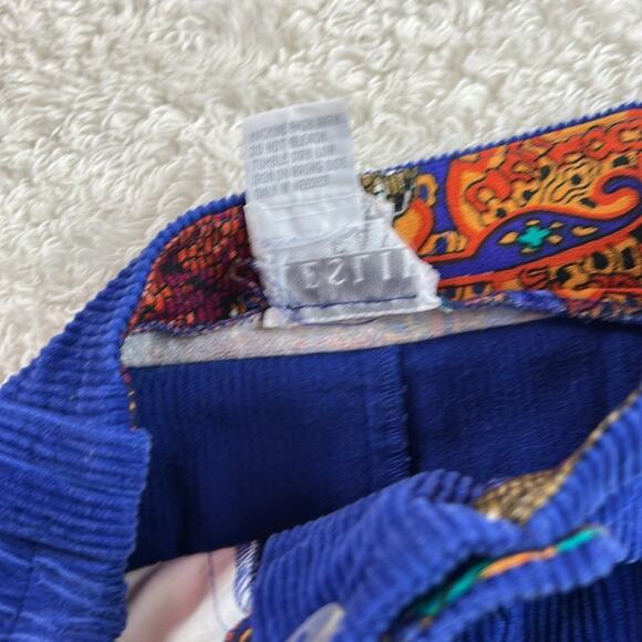 Vintage 80s 90s Leslie Fay Petite Sportswear corduroy skirt, size 14p - Picture 6 of 8